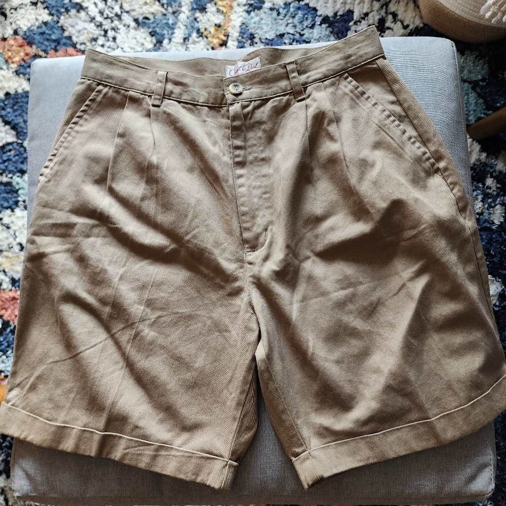 Vintage - Highwaist Cotton Shorts